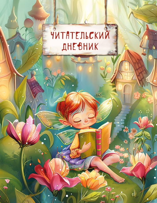 Читательский дневник. Волшебный лес. Фея читает (32 л, мягкая обложка)