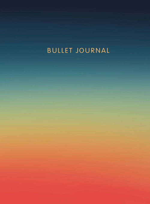 Блокнот в точку: Bullet Journal (закат, 160 c., с наклейками)